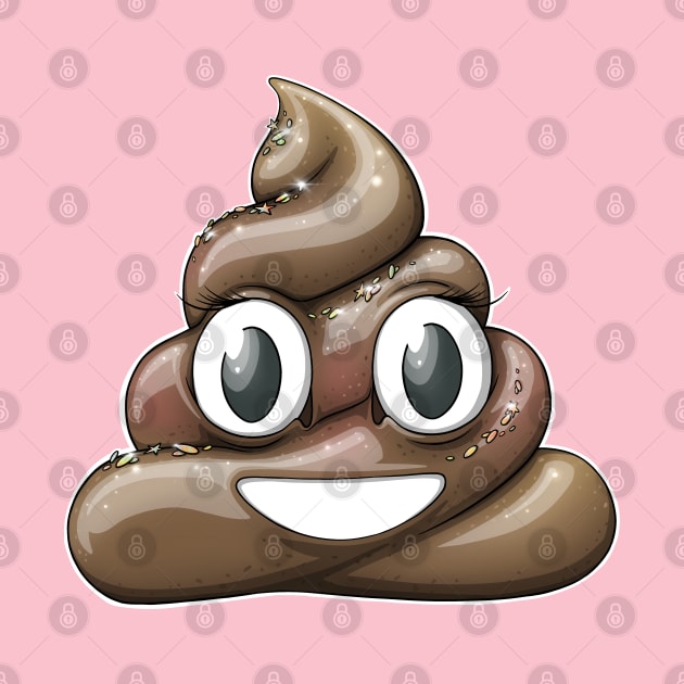 Reva Prisma pile of poo emoji by Mei.illustration