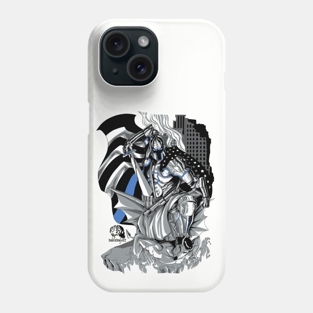 Good V Evil Phone Case by RachelMBradyART