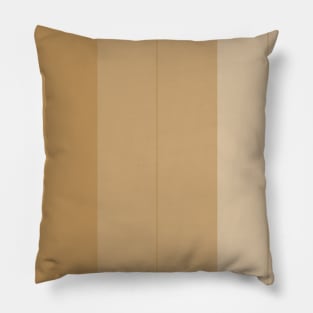 Vertical Earthy Tone Stripes Pillow