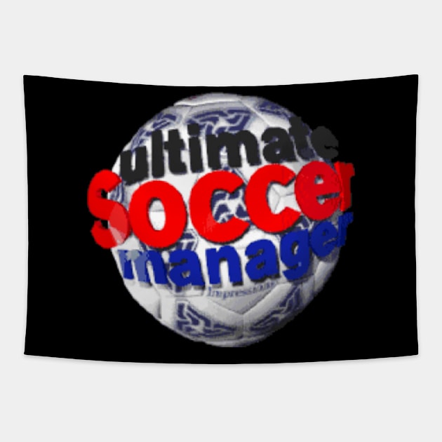 Ultimate Soccer Manager Tapestry by iloveamiga