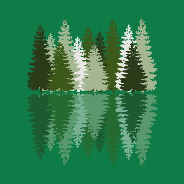 Reflective Forest by AwkwardTurtle