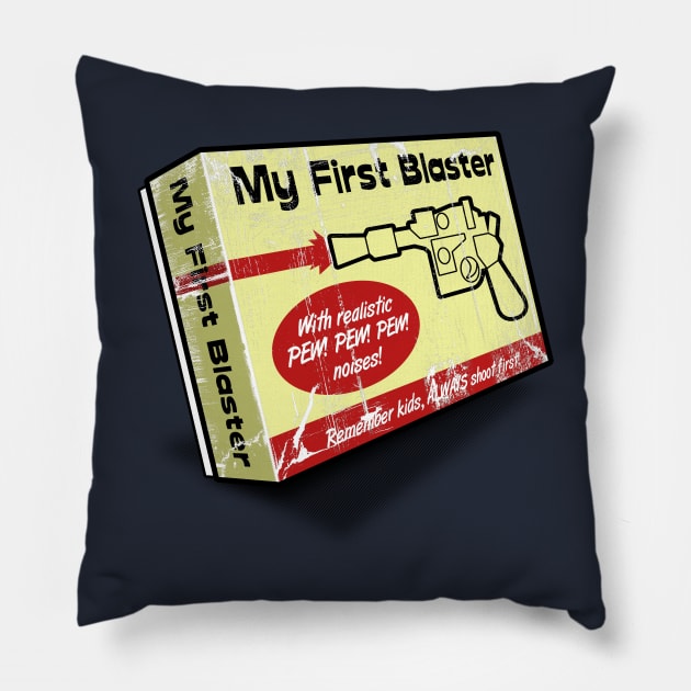 My First Blaster Pillow by robotrobotROBOT