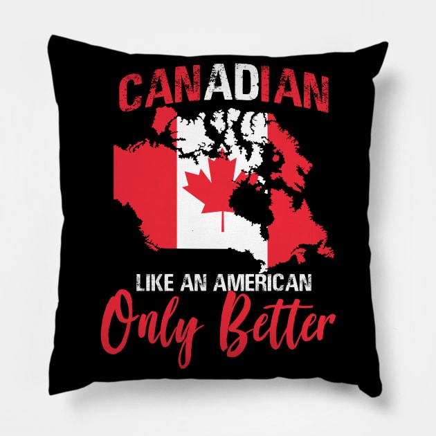 Canada Women Pillow by ShirtsShirtsndmoreShirts