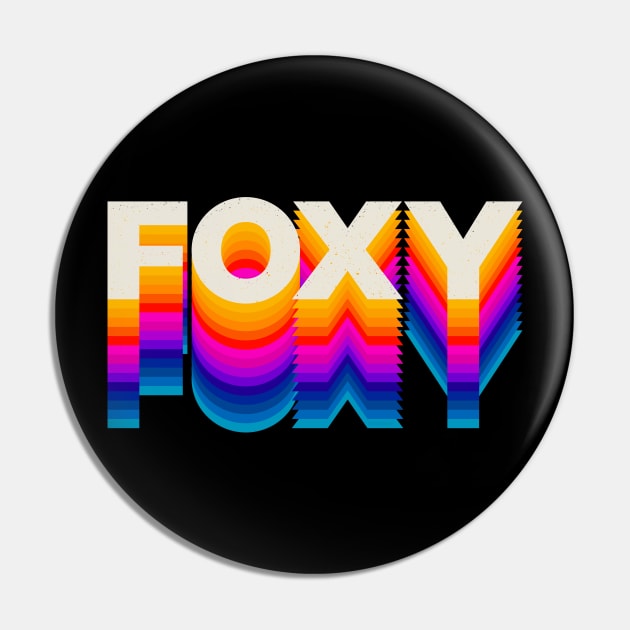 4 Letter Words - Foxy Pin by DanielLiamGill