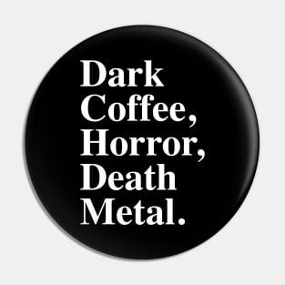 Death Metal Pin