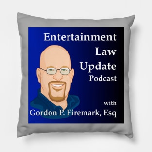 Entertainment Law Update Cover Art Pillow