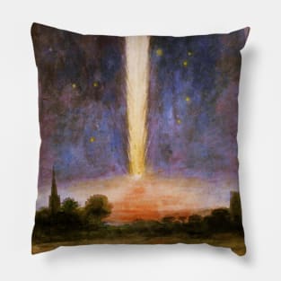 Comet Over Beverwijk Pillow