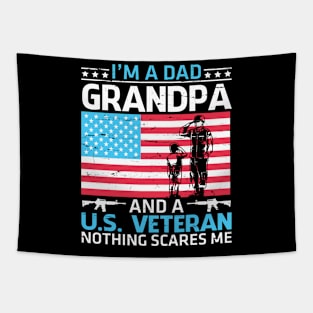 Happy Veteran Memorial Day Grandpa Tapestry