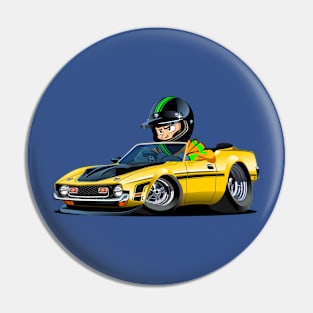 Cartoon car Pin