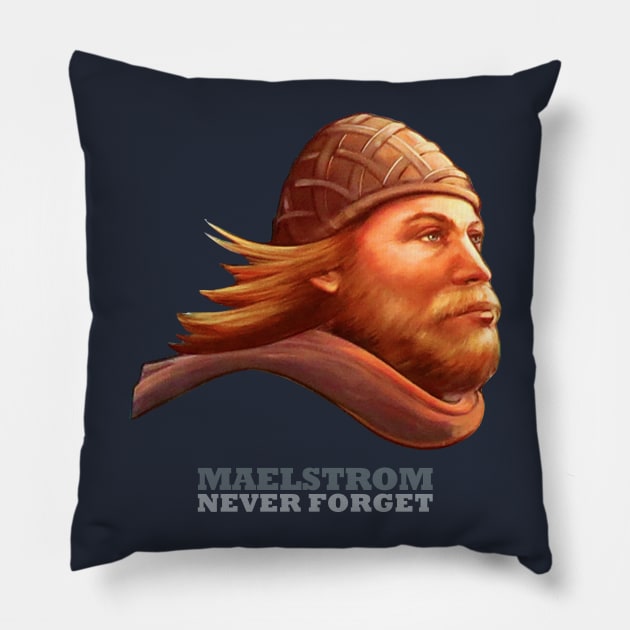 Maelstrom Viking - Epcot - Norway - "Never Forget" Pillow by finadesignco