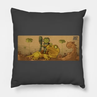 Gecko Patrol Pillow