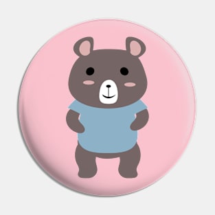 Cute bare cartoon character design Pin