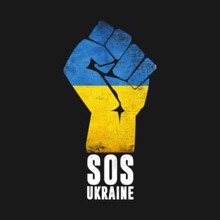 i stand with ukraine, sos ukraine T-Shirt