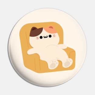 Lazy cat Pin