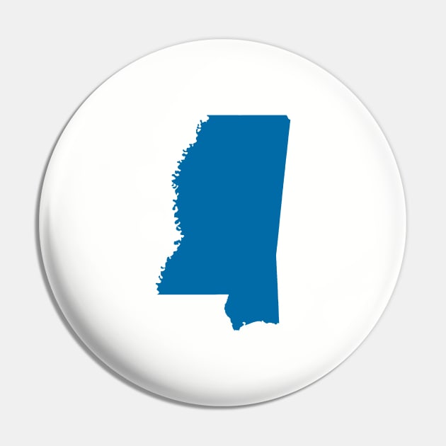 Powder Blue Mississippi Pin by AdventureFinder