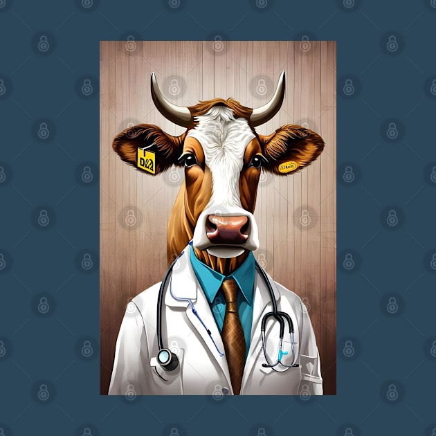 Doctor cow by Spaceboyishere