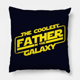 Coolest Dad Sci-fi Slogan Typography Best Dad Gift For Dads Fathers Pillow