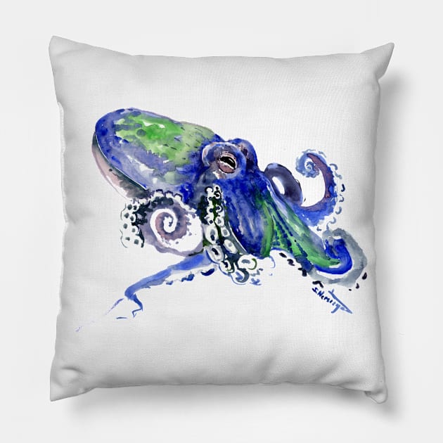 Octopus 3 Pillow by surenart