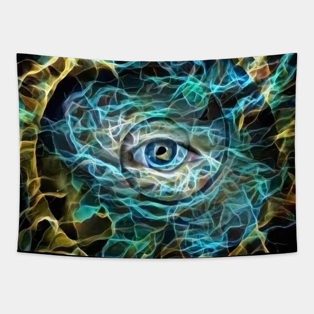 The walls have eyes Tapestry by rolffimages