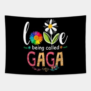 I Love being called Gaga Sunflower Tapestry