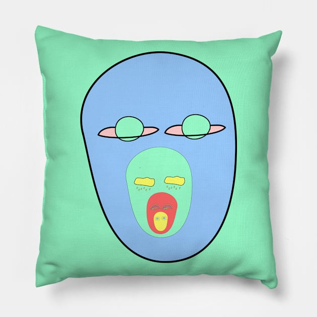 Let your weird inner beauty shine Pillow by jumitu404