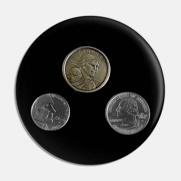 Tree Dollar Coins Pin by Javisolarte
