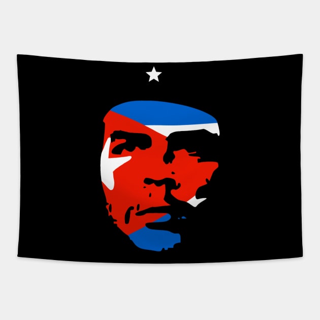 Che Guevara Rebel Cuban Guerrilla Revolution T-Shirt Tapestry by HiDearPrint