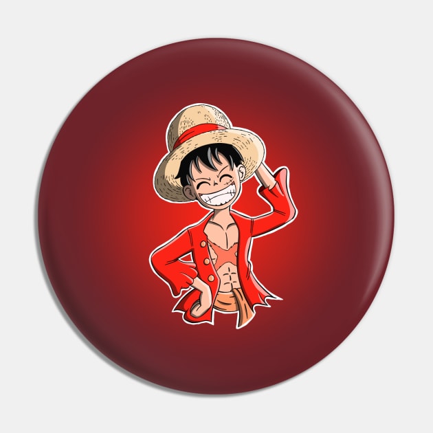 Monkey D. luffy Pin by Fishonastick