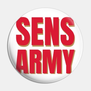 sens army Pin