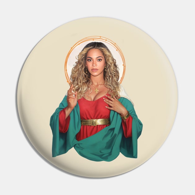 Saint Beyoncé Pin by Gedogfx