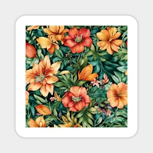 Beautiful Floral Patterns Magnet