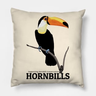 Hornbills Conservation Pillow