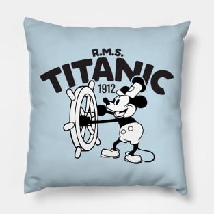 Titanic Steamboat Willie Pillow