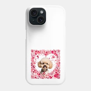 Toy Poodle Be Mine Valentine Phone Case