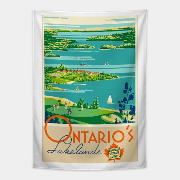 Poster Ontario Lakelands Tapestry by Yaelledark