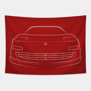 Toyota MR2 W20 - front, stencil, white Tapestry