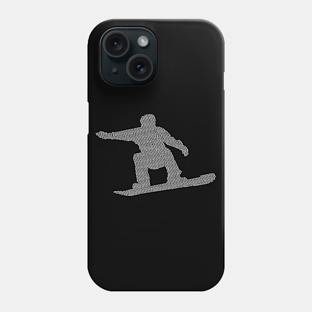 Snowboarder Snowboarding Phone Case by HBfunshirts