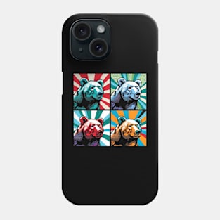 Arctic Artistry - Pop Art Glacier Bear Phone Case