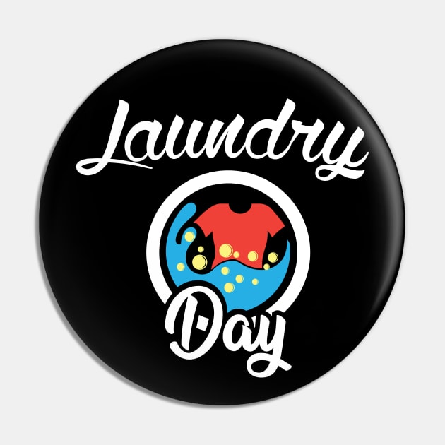 Laundry Day Pin by KC Happy Shop