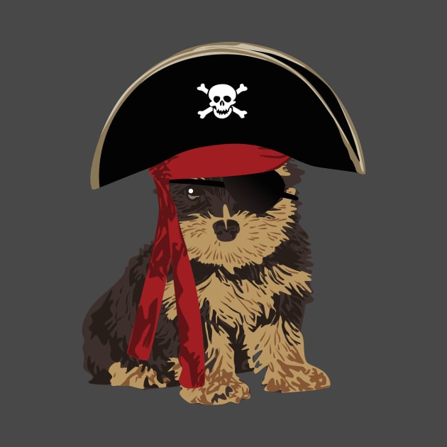 Pirate Yorkshire Terrier for Dog Lovers by riin92