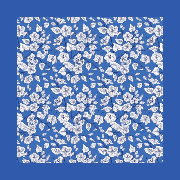 Blue Hibiscus by SWON Design