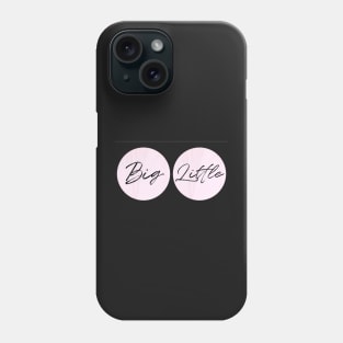 Big/Little pink marble stickers Phone Case