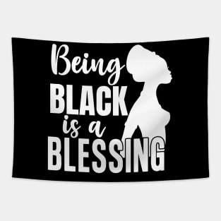 Being Black Is A Blessing, Black Woman, Black Mother, Black History Tapestry