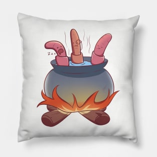 Hotpot Worms Halloween Cute Food Pillow