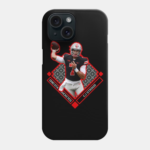 CJ STROUD Phone Case by hackercyberattackactivity