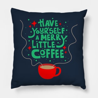 Have Yourself a Merry Little Coffee Pillow