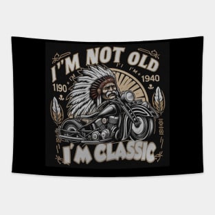 Classic motorbike Indian Chief 1940 Tapestry