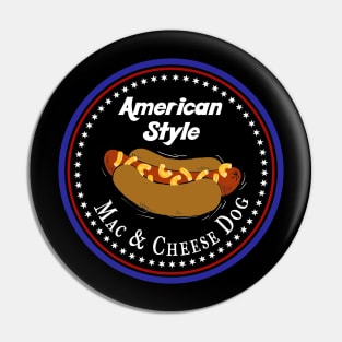 American Style Mac and Cheese Hotdog Pin