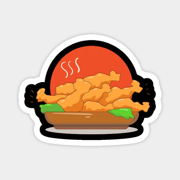 Roasted Chicken Magnet by BloodLine