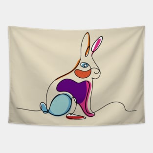 Bunny Line Tapestry